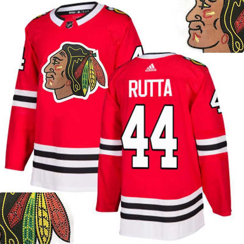 Blackhawks #44 Rutta Red With Special Glittery Logo Adidas Jersey,We sell and wholesale Blackhawks #44 Rutta Red With Special Glittery Logo Adidas Jersey on line form chian!